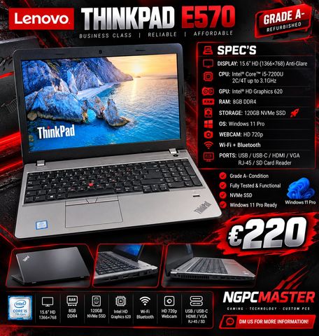 💻LENOVO THINKPAD E570