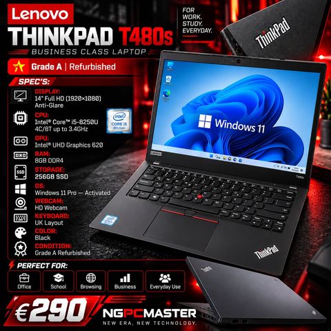 🖥LENOVO THINKPAD T480s